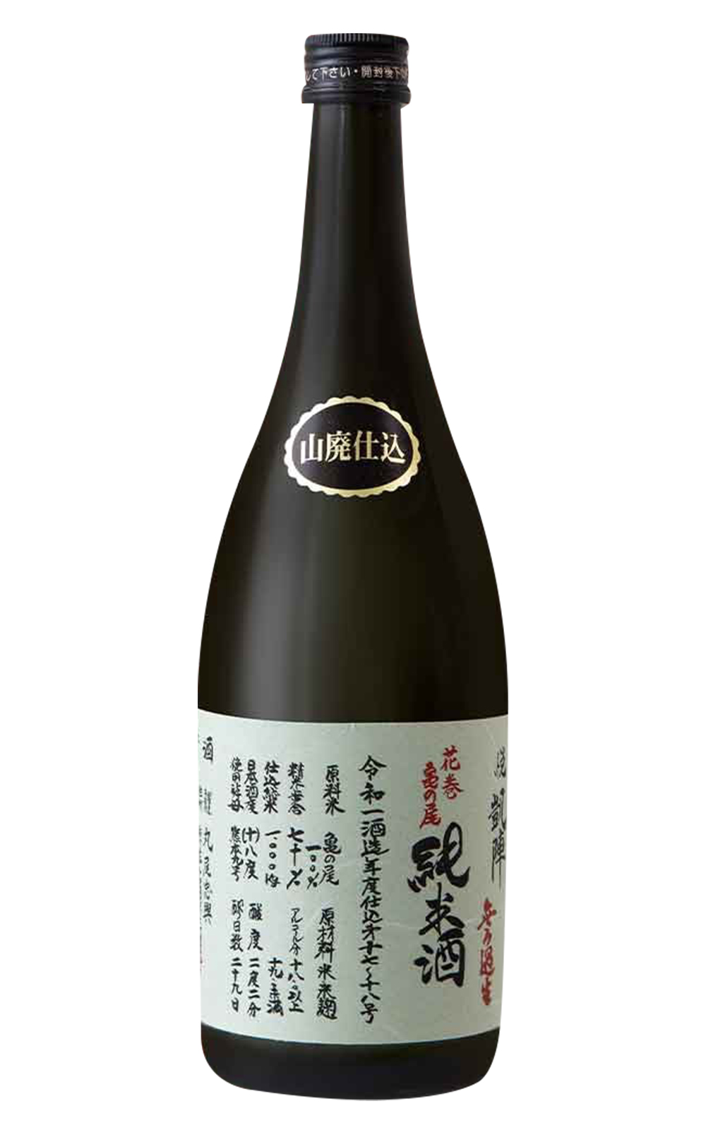 Maruo Honten 悦凱陣 花卷亀の尾 山廢仕込 純米酒 無濾過生酒 有限会社丸尾本店 悦凱陣 花卷龜之尾 山廢仕込 純米酒 無濾過生酒