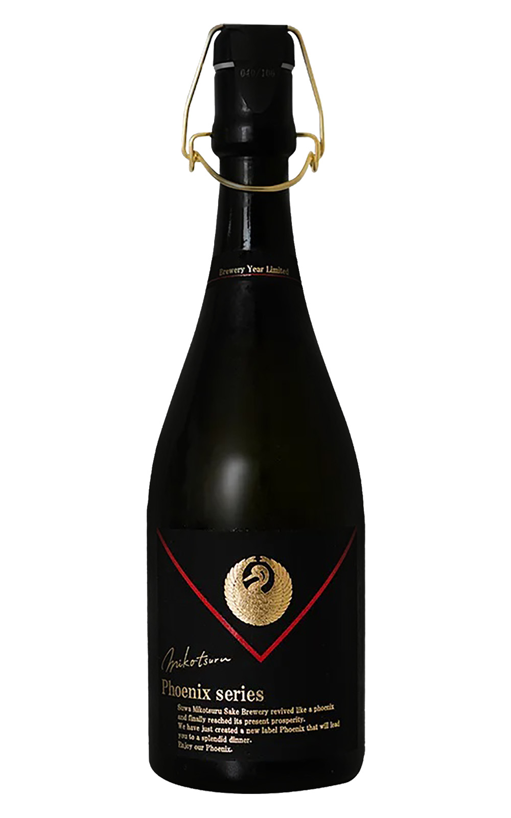 Mikotsuru Sake Brewery Mikotsuru Phoenix Series Gold 諏訪御湖鶴酒造場 御湖鶴 鳳凰系列 袋取雫酒 金