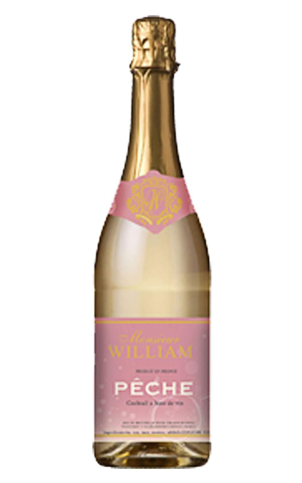 Monsieur William Monsieur William Peach Cocktail Sparkling NV 威廉酒莊 威廉水蜜桃氣泡酒