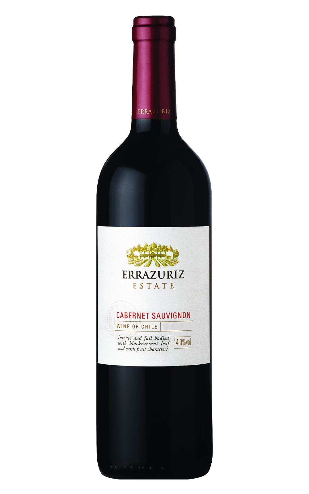 Vina Errazuriz Estate Reserva Cabernet Sauvignon 2015 伊拉蘇酒莊 莊園珍藏 卡本內蘇維濃紅酒