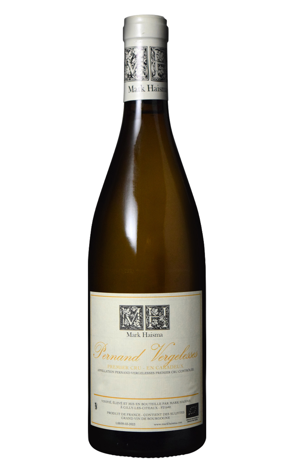 Mark Haisma Pernand VergeleSSes 1er Cru En Caradeux Blanc 2021 馬克‧海司馬酒莊 佩南維哲雷斯 翁卡拉多 一級園白酒