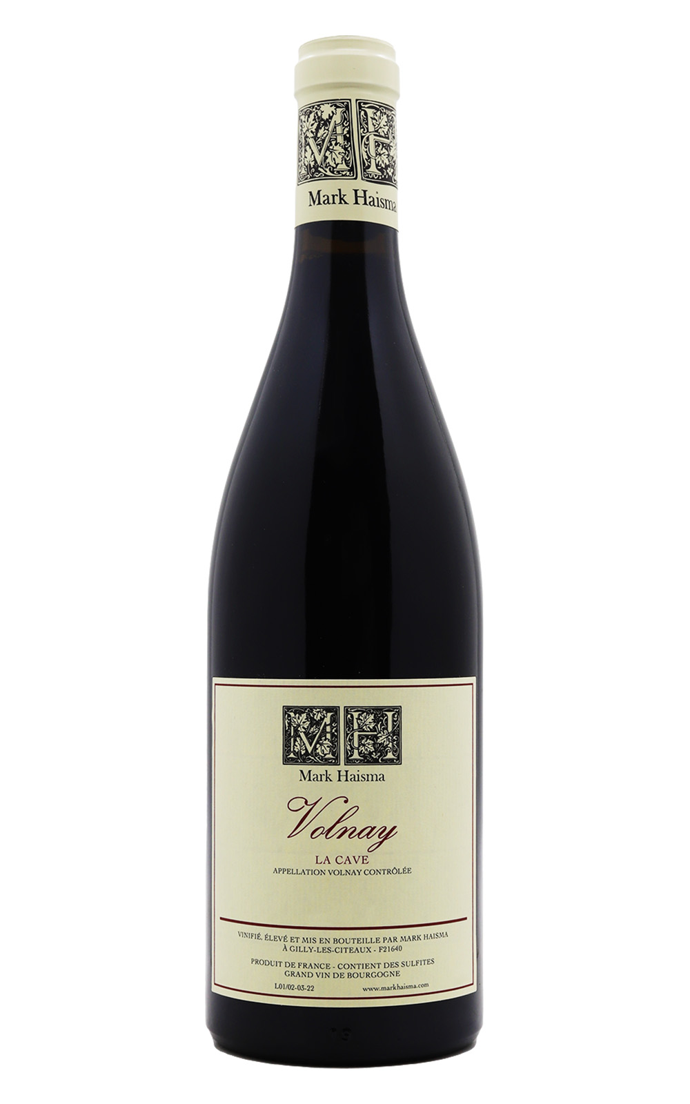 Mark Haisma Volnay La Cave 2021 馬克‧海司馬酒莊 渥爾內 卡福 紅酒