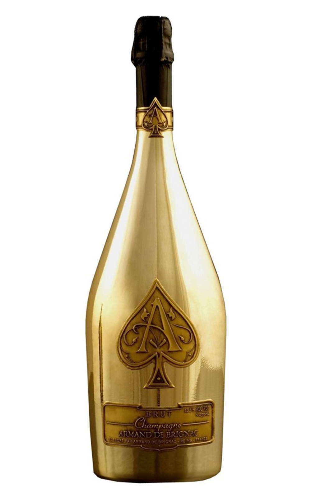 Champagne Armand de Brignac Gold Brut Gift Box NV 黑桃王牌香檳 璀璨金 不甜香檳 禮盒
