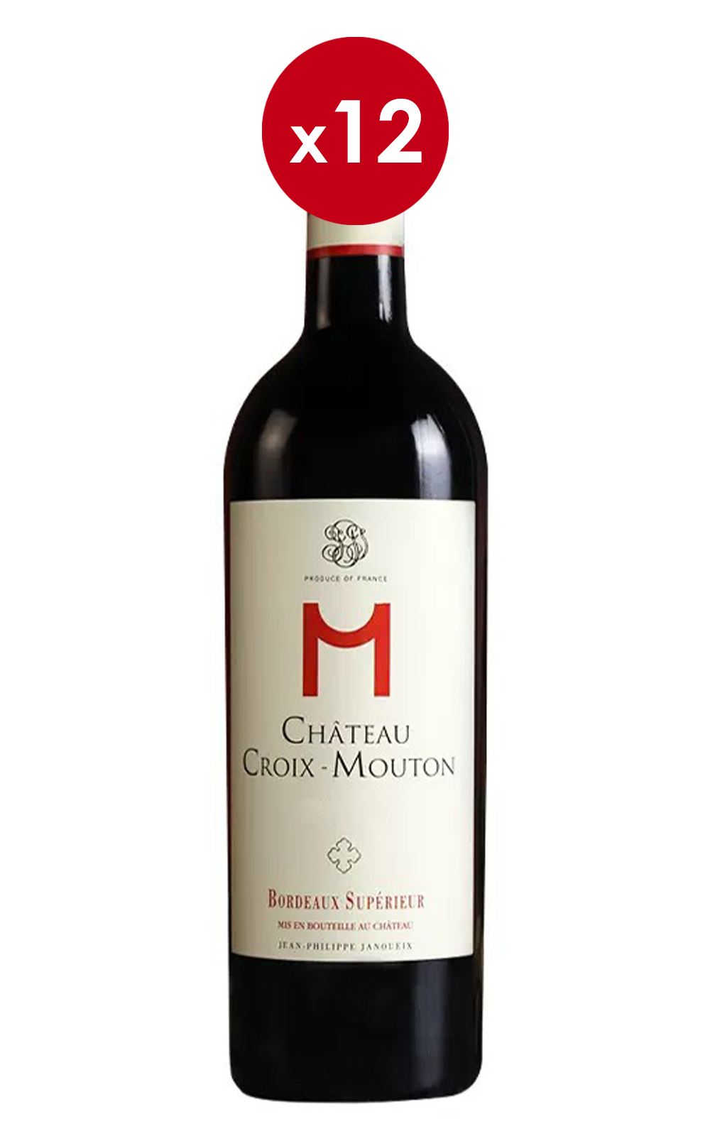 Chateau Croix Mouton Chateau Croix Mouton 12 Bottle Set NV 十字慕桐堡 十字慕桐一軍紅酒12瓶組