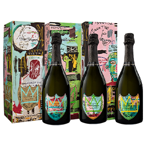 Dom Pérignon-Vintage Brut 3 Bottle Set (Jean-Michel Basquiat Special Edition)