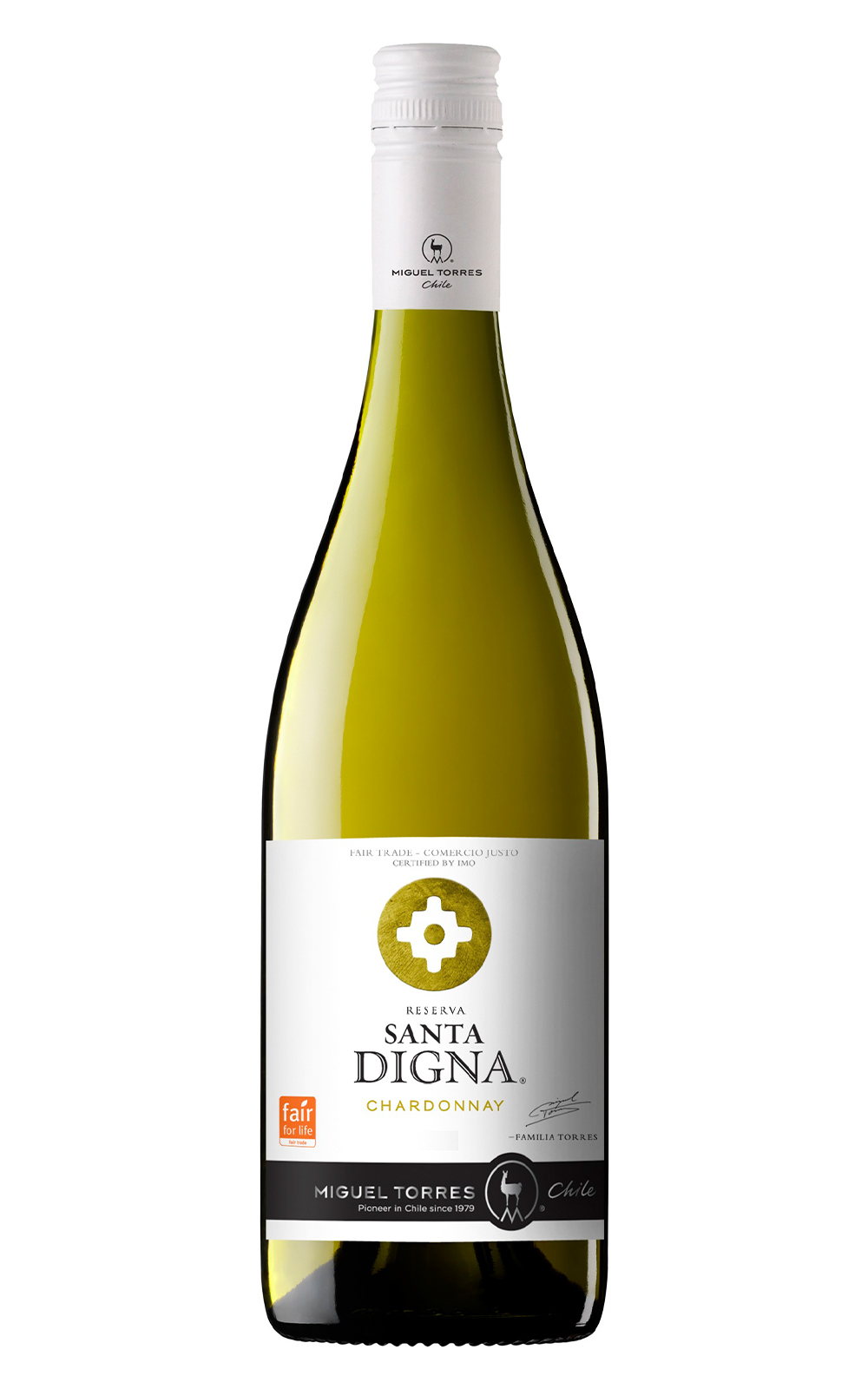 Miguel Torres Chile Santa Digna Chardonnay 2020 多利士智利酒廠 聖迪娜 夏多內白酒