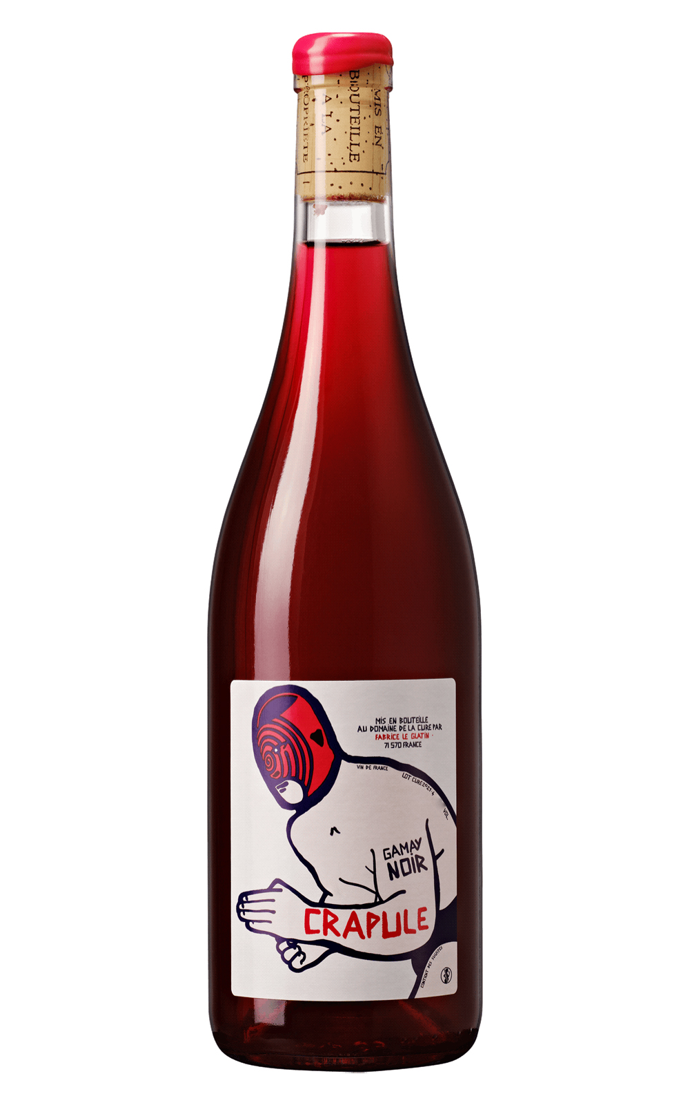 Domaine de la Cure Crapule Gamay Noir 2021 療癒自然酒莊 摔角猛男 加美紅酒