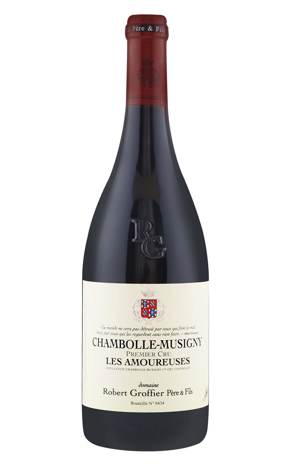 Domaine Robert Groffier Chambolle Musigny 1er Cru Les Amoureuses 2021 羅伯 葛菲酒莊 香波蜜思妮 愛侶 一級園紅酒