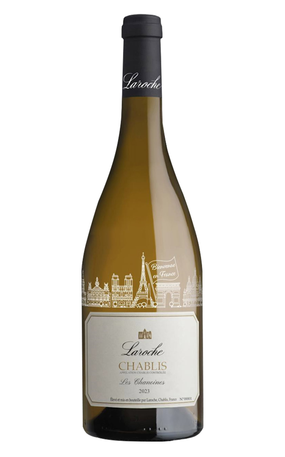 Domaine Laroche Chablis Les Chanoines Bienvenue en France 2023 拉赫司酒莊 夏布利 議事司鐸 白酒 巴黎特別版