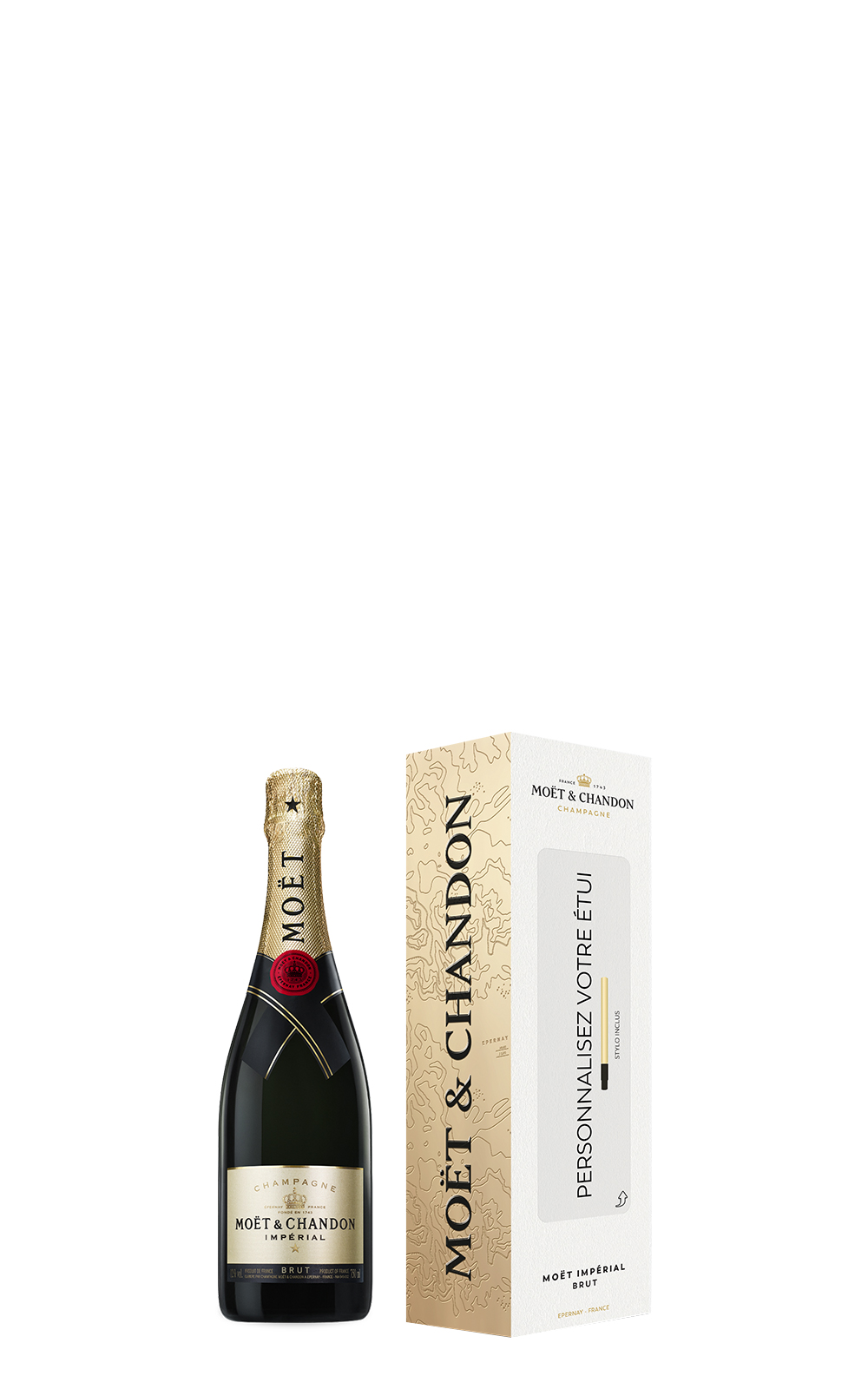 Moet Chandon Impérial Brut with Gold Marker NV 酩悅香檳 酩悅不甜香檳 祝福禮盒 附金筆一支