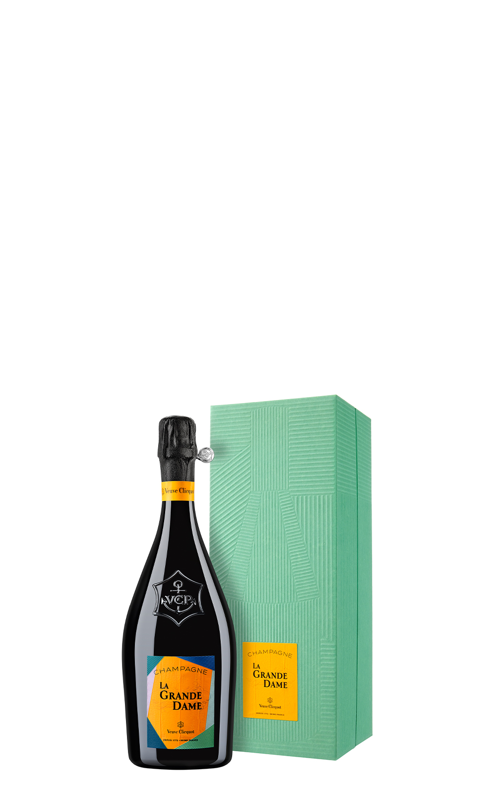 Maison Veuve Clicquot La Grande Dame × Paola Paronetto Brut Millésime Gift Box Green 2015 凱歌香檳 貴婦 × 陶藝師寶拉 年份不甜香檳 夏之歌禮盒