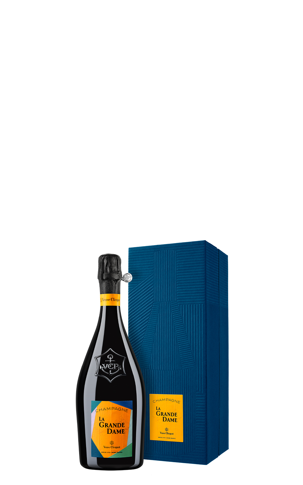 Maison Veuve Clicquot La Grande Dame × Paola Paronetto Brut Millesime Gift Box Midnight Blue 2015 凱歌香檳 貴婦 × 陶藝師寶拉 年份不甜香檳 午夜藍禮盒