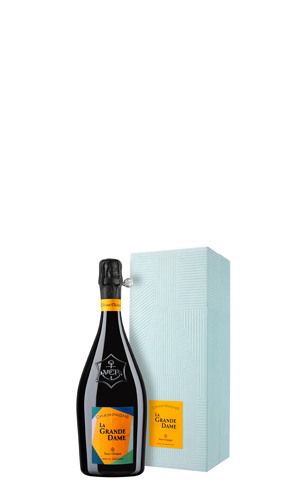 Maison Veuve Clicquot La Grande Dame × Paola Paronetto Brut Millesime Gift Box Light Blue 2015 凱歌香檳 貴婦 × 陶藝師寶拉 年份不甜香檳 晨曦藍禮盒