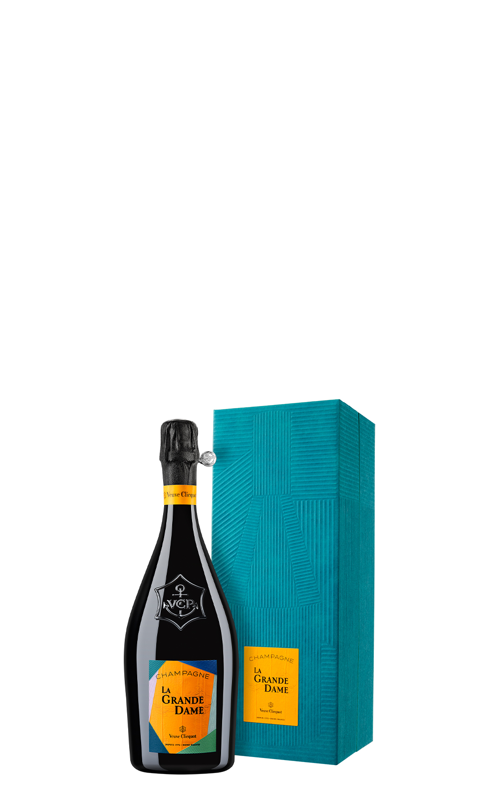 Maison Veuve Clicquot La Grande Dame × Paola Paronetto Brut Millesime Gift Box Robin s Egg Blue 2015 凱歌香檳 貴婦 × 陶藝師寶拉 年份不甜香檳 湖水綠禮盒