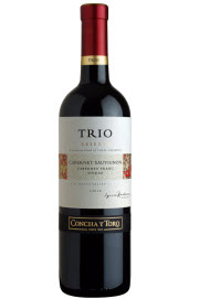 Vina Concha y Toro Trio Cabernet Sauvignon Shiraz Cabernet Franc 2012 孔雀酒廠 三重奏 CSC紅酒