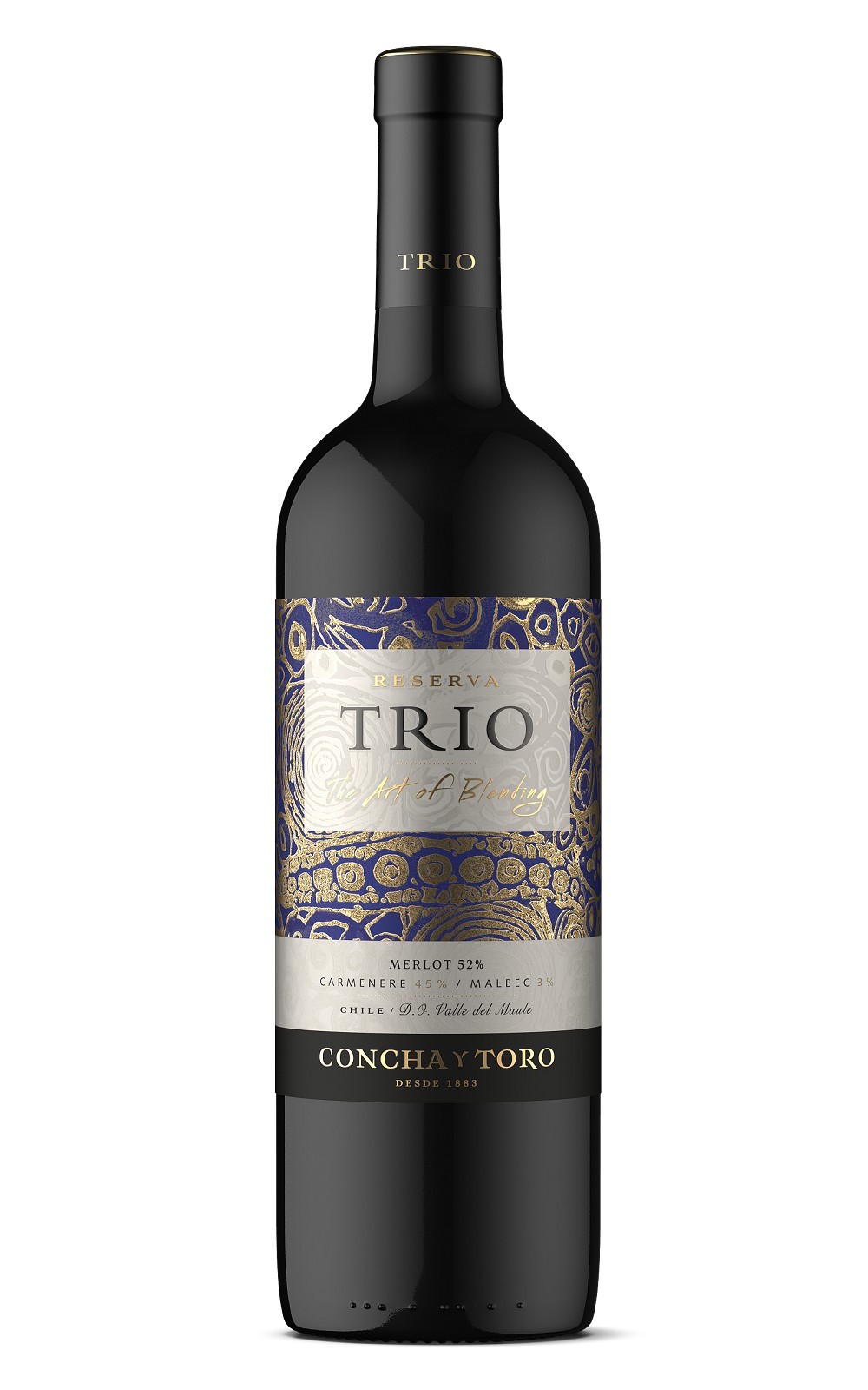 Vina Concha y Toro Trio Merlot Carmenere Malbec 2021 孔雀酒廠 三重奏 MCM紅酒