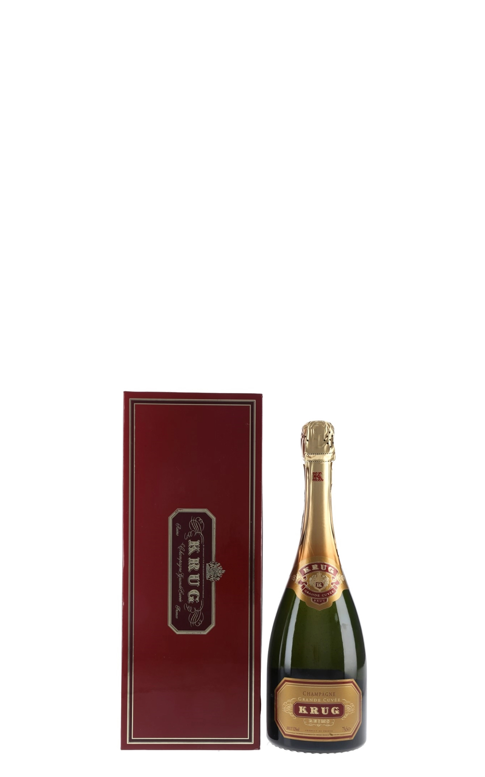 Krug Champagne Grande Cuvee Brut 80 90 Disgorged Gift Box NV 庫克香檳 偉大經典 不甜香檳 80 90年代除渣 禮盒
