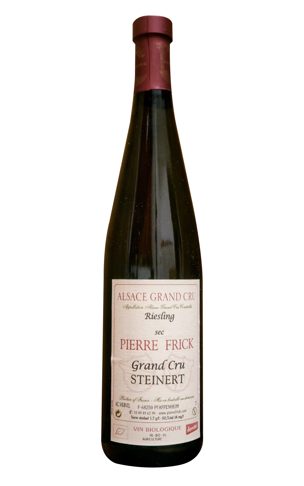 Domaine Pierre Frick Steinert Grand Cru Riesling Sec 2018 皮耶 費利克酒莊 施泰那特 特級園麗絲玲白酒