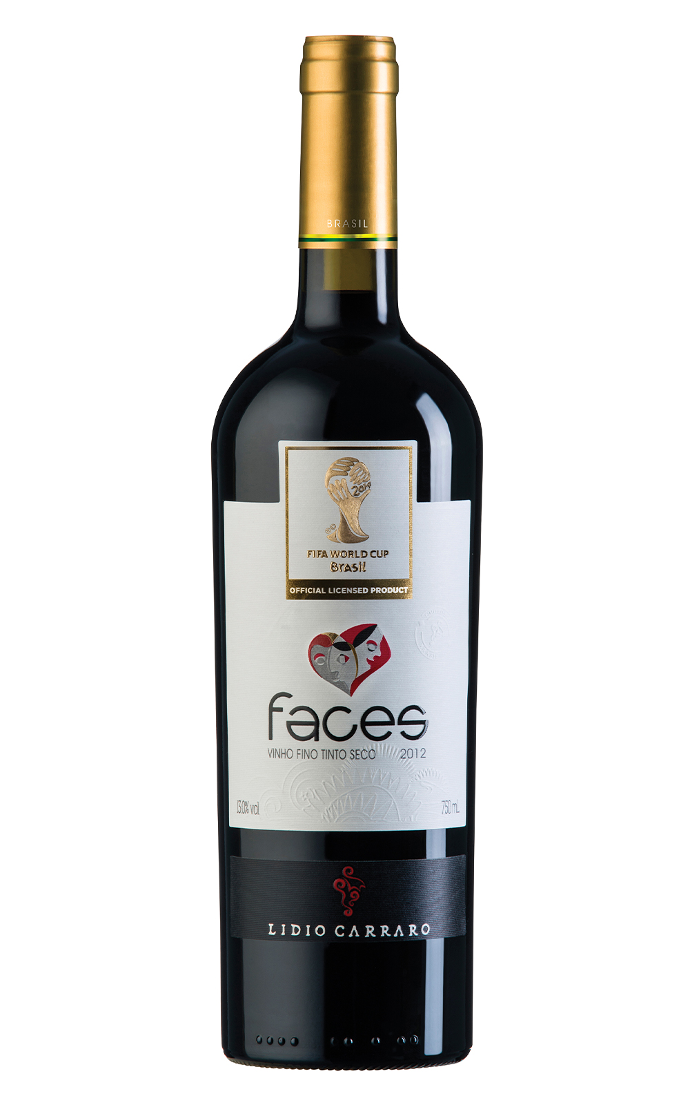 Lidio Carraro Faces Tintio FIFA World Cup 2013 利迪歐‧卡拉羅酒莊 巴西世足臉龐紅酒