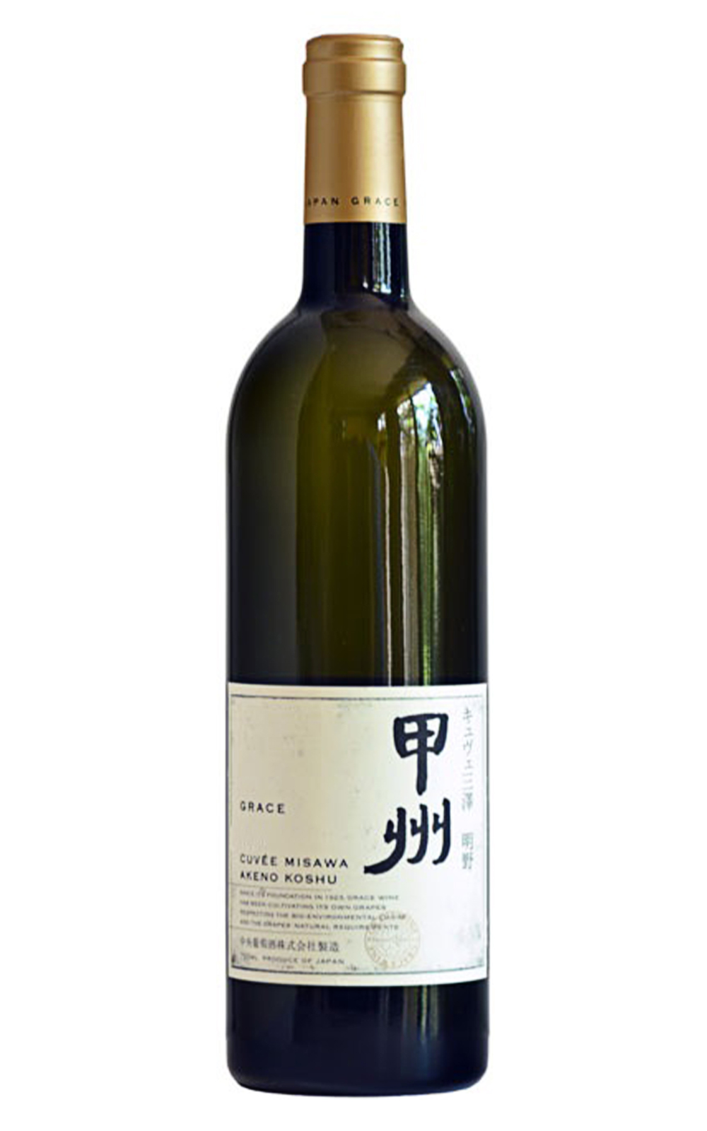 Grace Wine Cuvee Misawa Akeno Koshu 2019 葛蕾絲酒莊 三澤特釀 明野甲州白酒