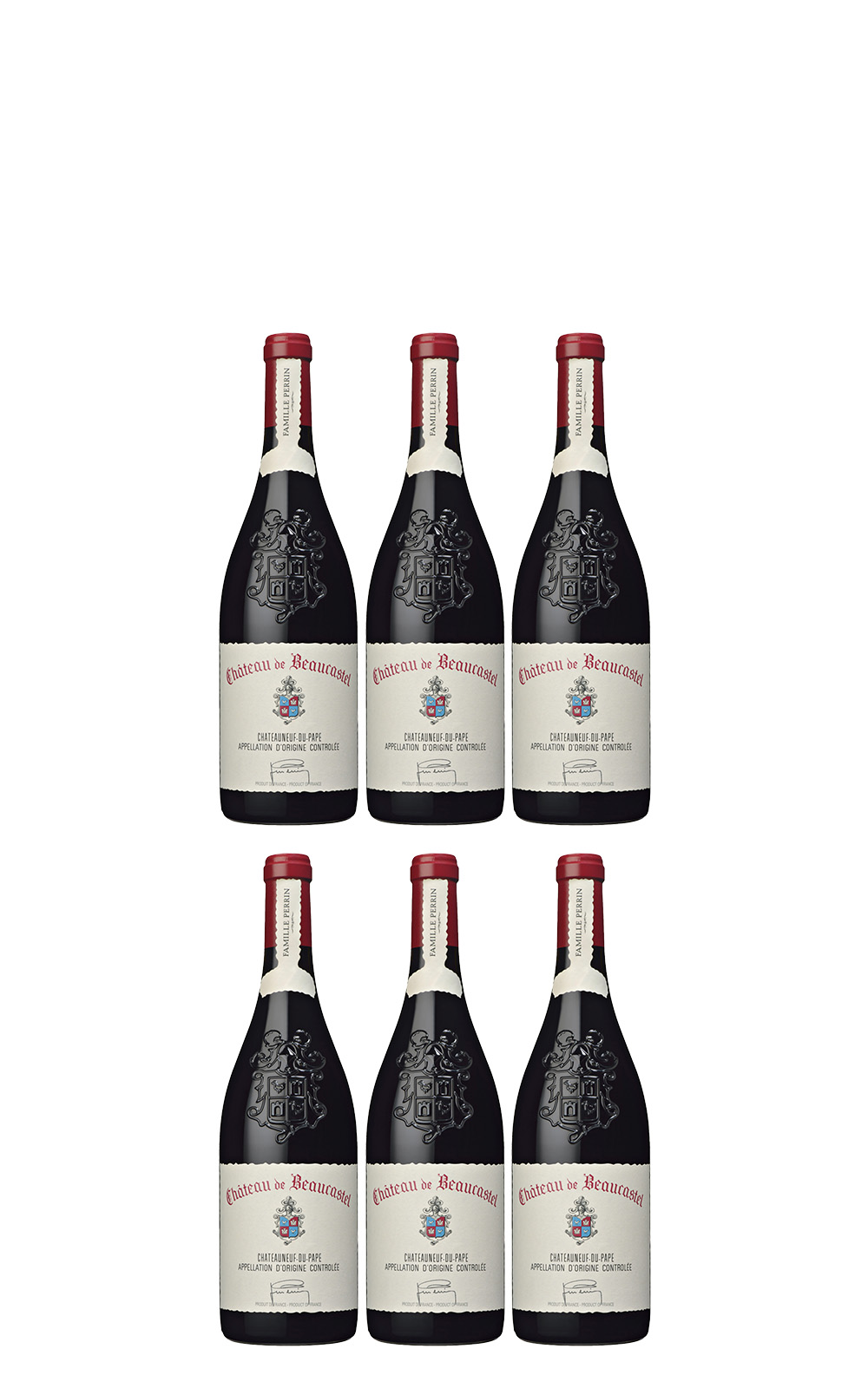 Chateau de Beaucastel Chateauneuf du Pape Rouge 6 Bottle Wood Box Set 750ml 6 2021 布卡斯特堡 教皇新堡紅酒 原廠木箱套組 750ml 6 含1瓶莊主親筆簽名酒