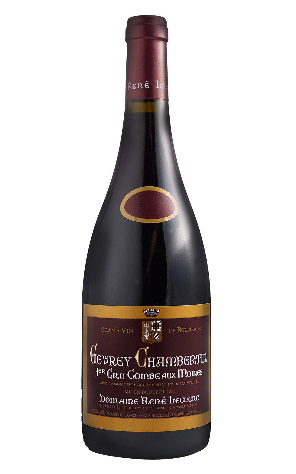 Domaine Rene Leclerc Gevrey Chambertin 1er Cru Combe aux Moines 2014 雷內勒克拉爾克酒莊 哲維瑞香貝丹 修士背斜谷 一級園紅酒