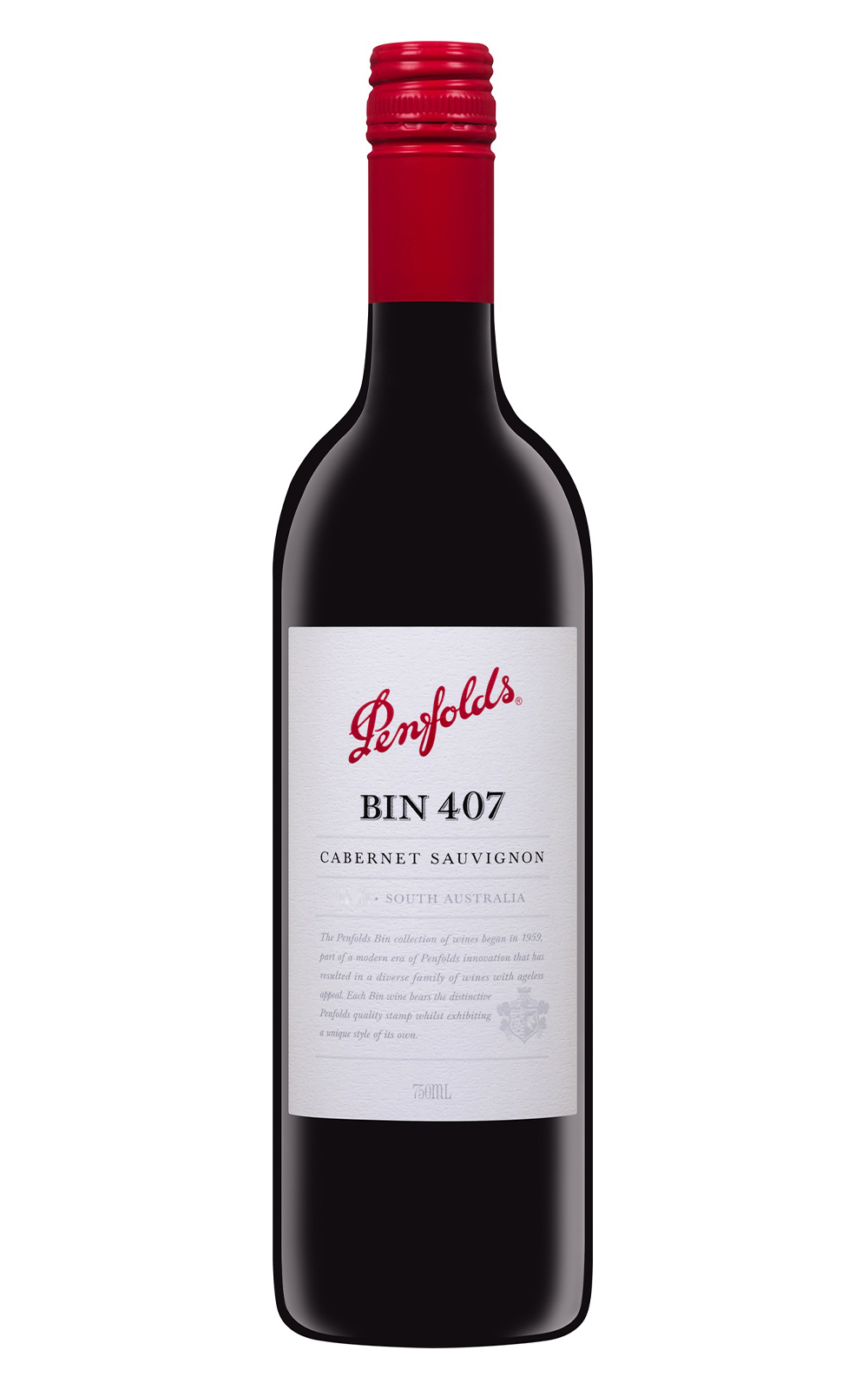 Penfolds Bin 407 Cabernet Sauvignon 2018 奔富酒莊 Bin 407 卡本內蘇維濃紅酒