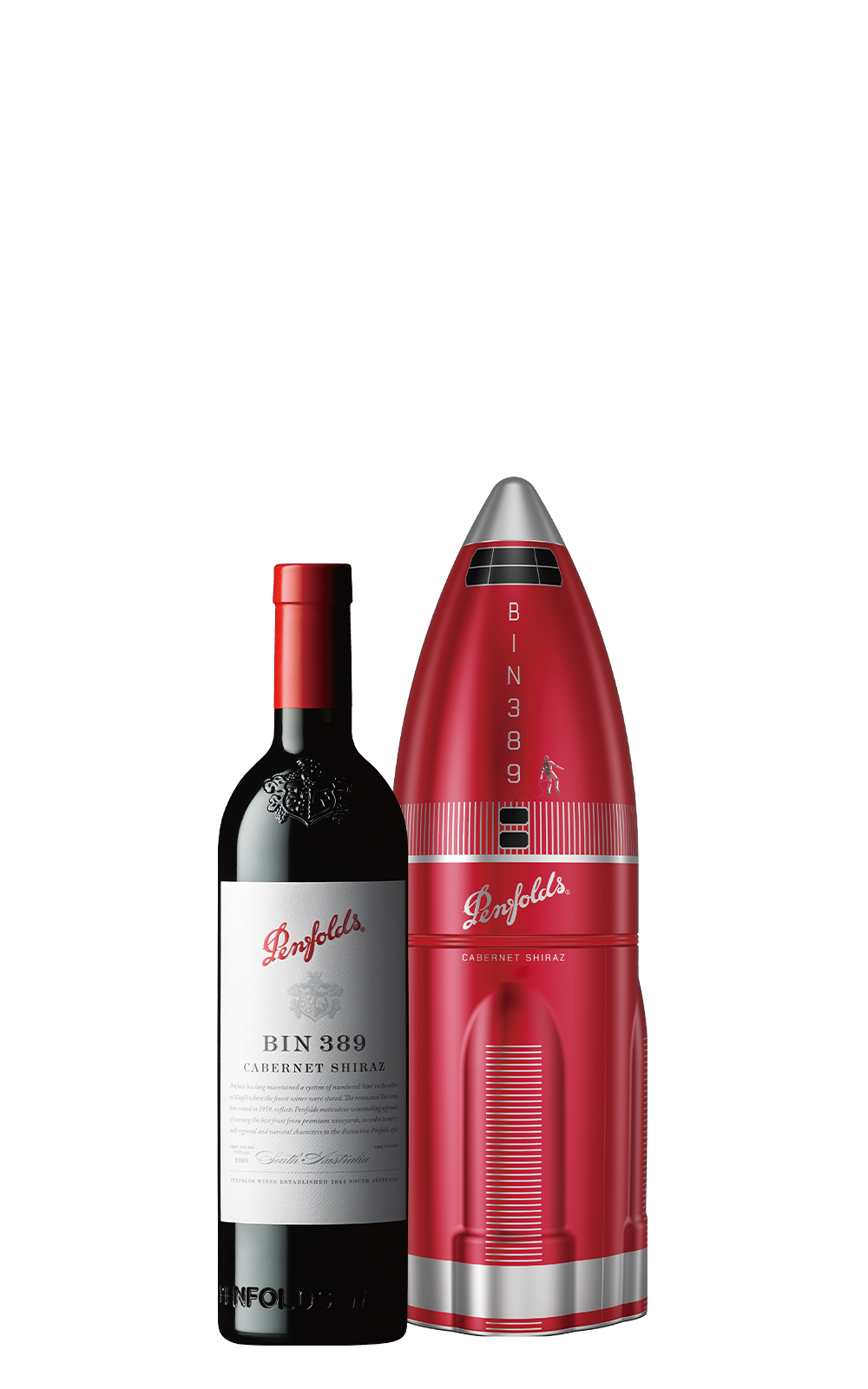 Penfolds Bin 389 Cabernet Shiraz GEX Rocket Gift Box 2019 奔富酒莊 Bin 389 卡本內 希哈紅酒 火箭禮盒