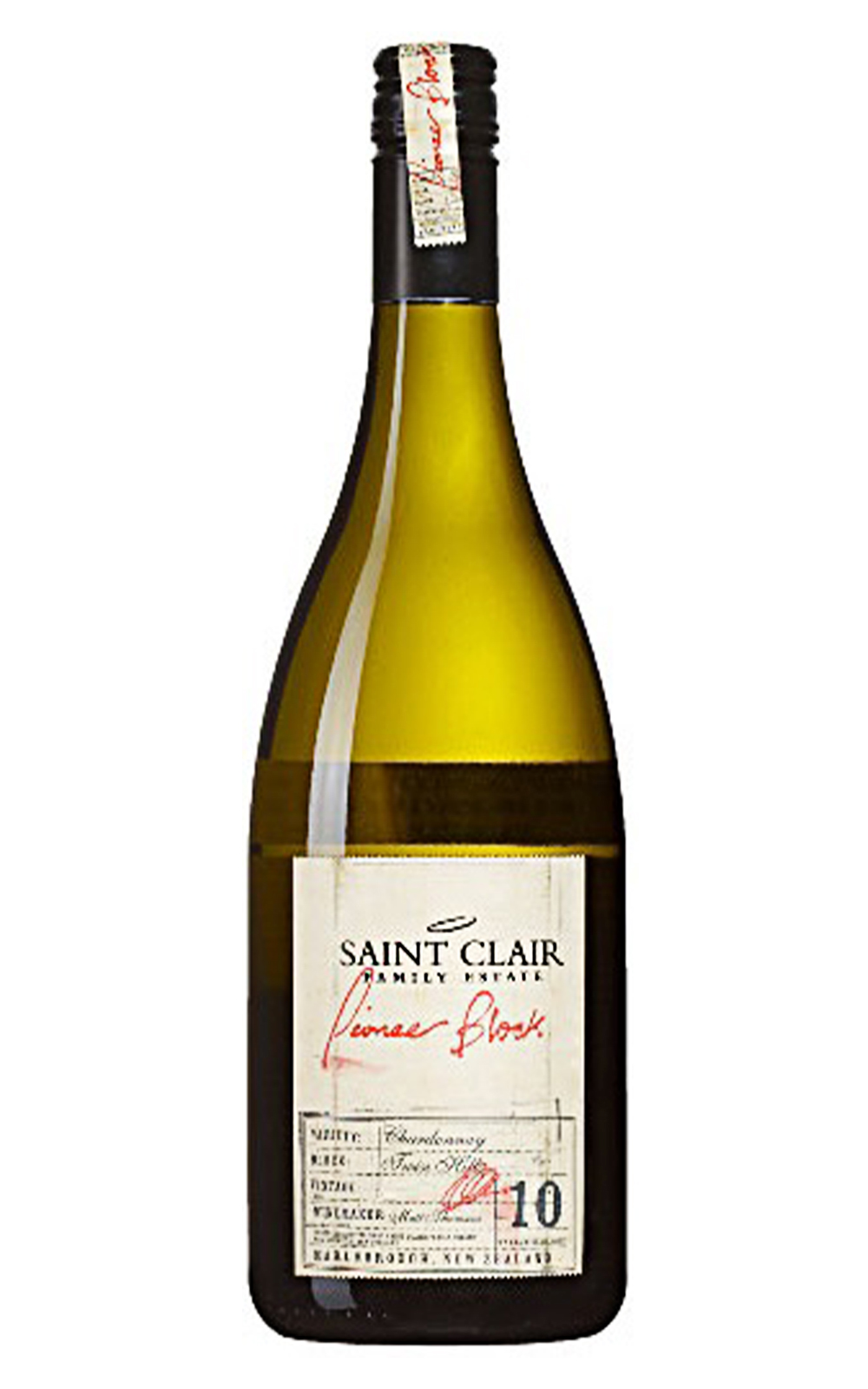 Saint Clair Family Estate Pioneer Block 10 Twin Hills Chardonnay 2012 聖克萊爾酒莊 先鋒10號夏多內白酒