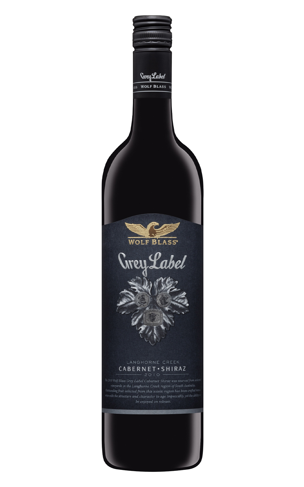 Wolf Blass Grey Label Cabernet Shiraz 2010 禾富酒廠 灰牌系列 卡本內希哈紅酒