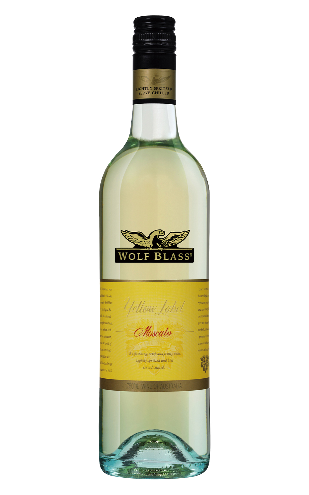 Wolf Blass Yellow Label Moscato 2013 禾富酒廠 黃牌系列 蜜思嘉微氣泡白酒