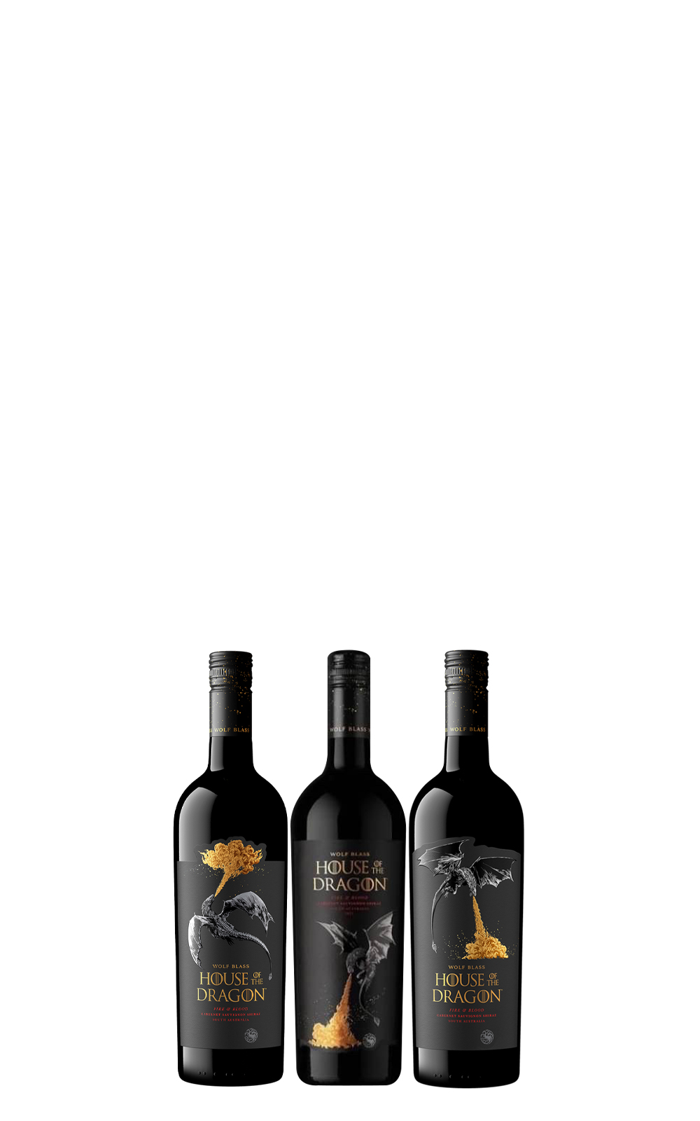Wolf Blass House of the Dragon Cabernet Sauvignon Shiraz Limited Edition 3 Bottle Set 750ml 3 2021 禾富酒廠 龍之家族聯名系列 卡本內希哈紅酒限量三瓶組 750ml 3