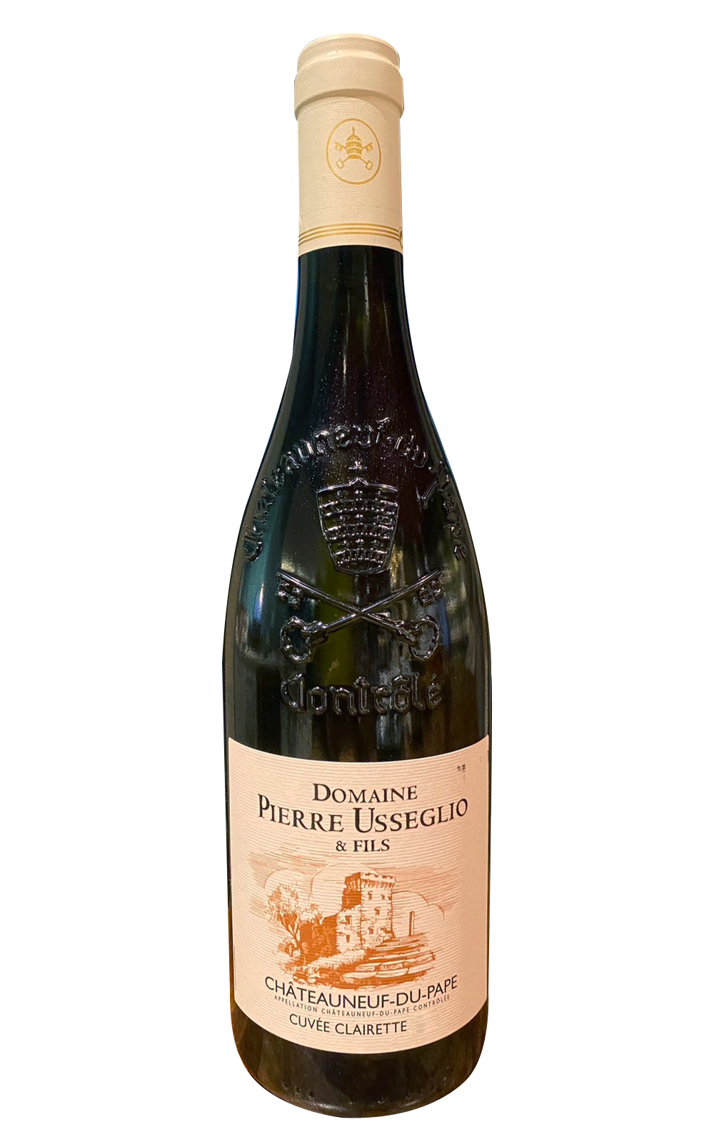 Domaine Pierre Usseglio Fils Chateauneuf du Pape Cuvee Clairette 2018 皮耶 烏塞力歐父子酒莊 教皇新堡 克萊雷特園 白酒