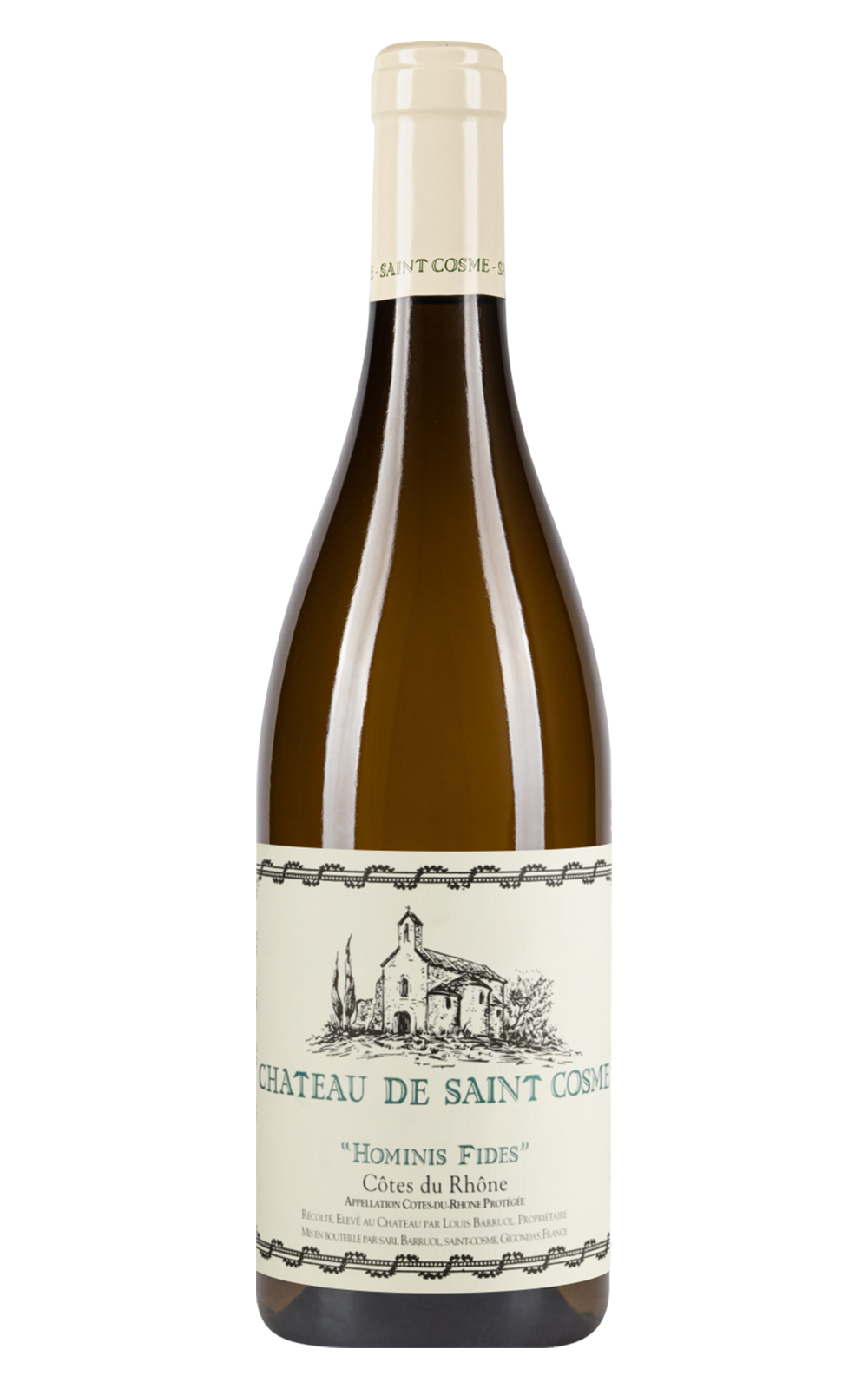 Chateau de Saint Cosme Hominis Fides Cotes du Rhone Blanc 2021 聖可姆酒莊 荷米尼斯 斐迪斯 隆河丘白酒