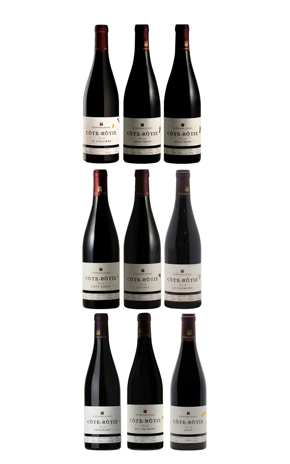 Domaine Stephane Ogier Cote Rotie Selection de Lieux Dits 9 Bottle Set 750ml 9 2018 史帝凡 歐傑酒莊 羅第丘 風土精選 9瓶套組 750ml 9