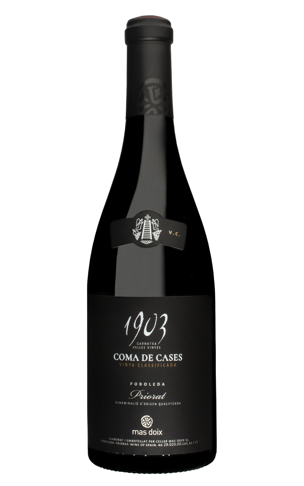 Mas Doix 1903 Coma de Cases Vinya Classificada Garnatxa Velles Vinyes 2020 德許酒莊 1903 卡薩斯特級園 格那希老藤紅酒