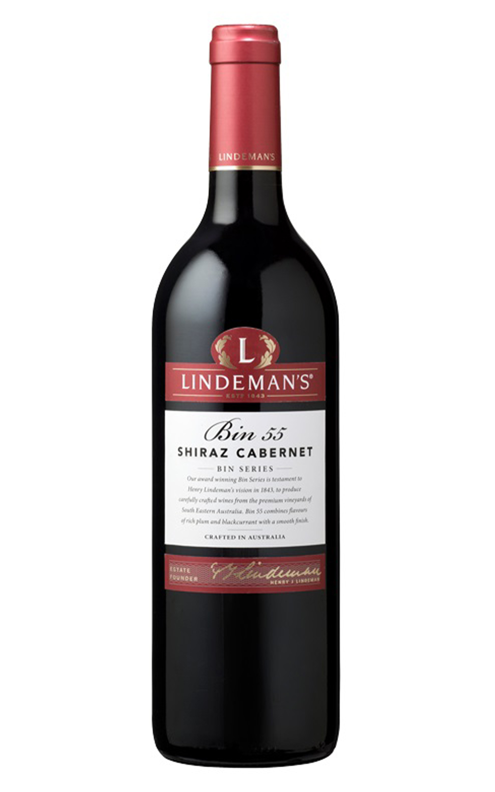 Lindeman s Bin 55 Shiraz Cabernet 2015 利達民酒莊 酒窖系列 Bin 55 希哈 卡本內紅酒