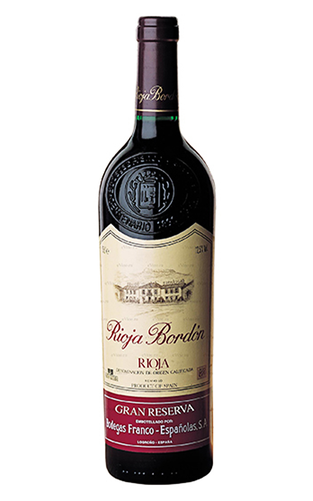 Bodegas Franco Espanolas Rioja Bordon Gran Reserva 1985 法蘭克‧西班牙酒莊 利奧哈 波頓經典特選陳年級紅酒