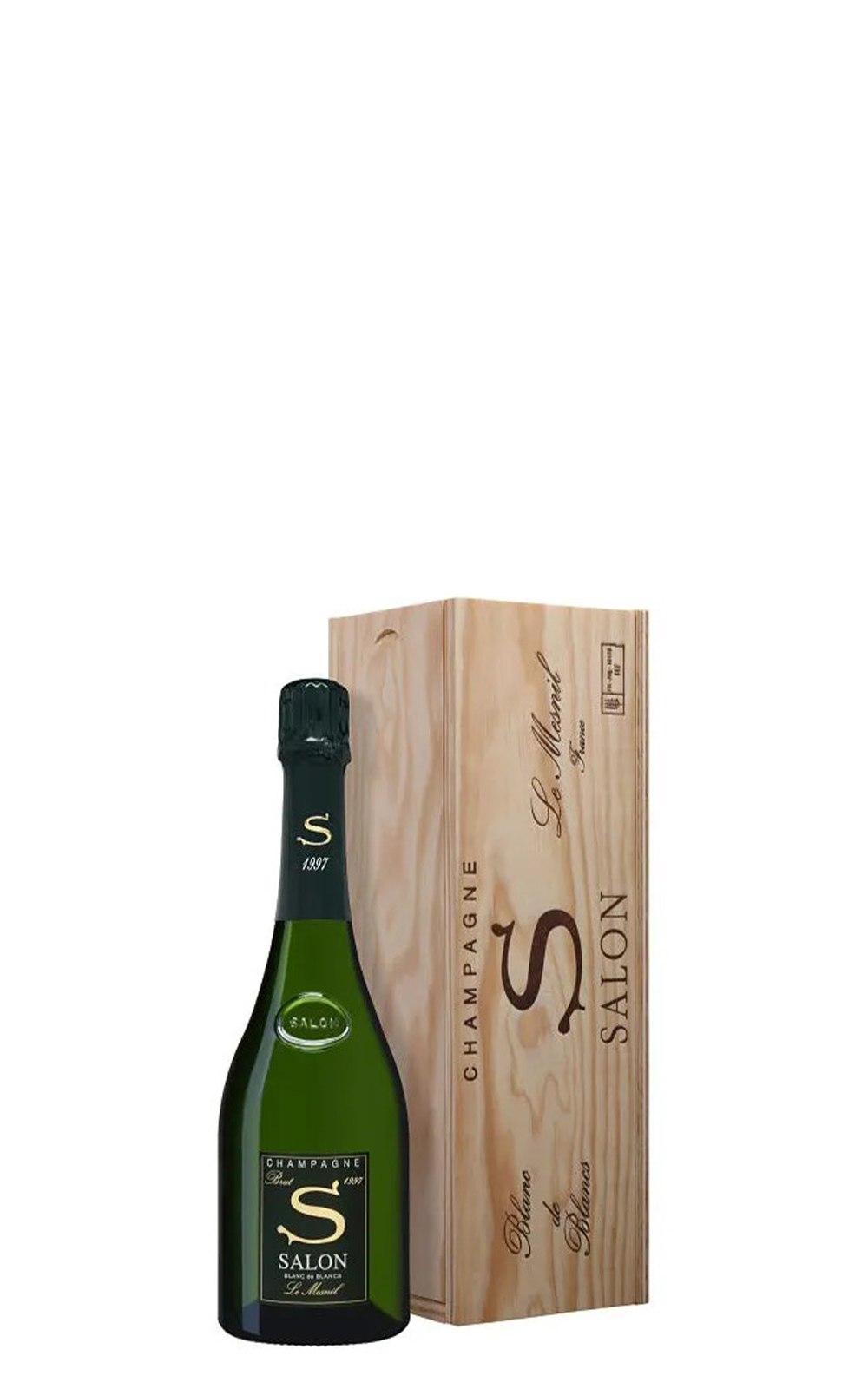 Champagne Salon Le Mesnil Blanc de Blancs Brut with Wooden