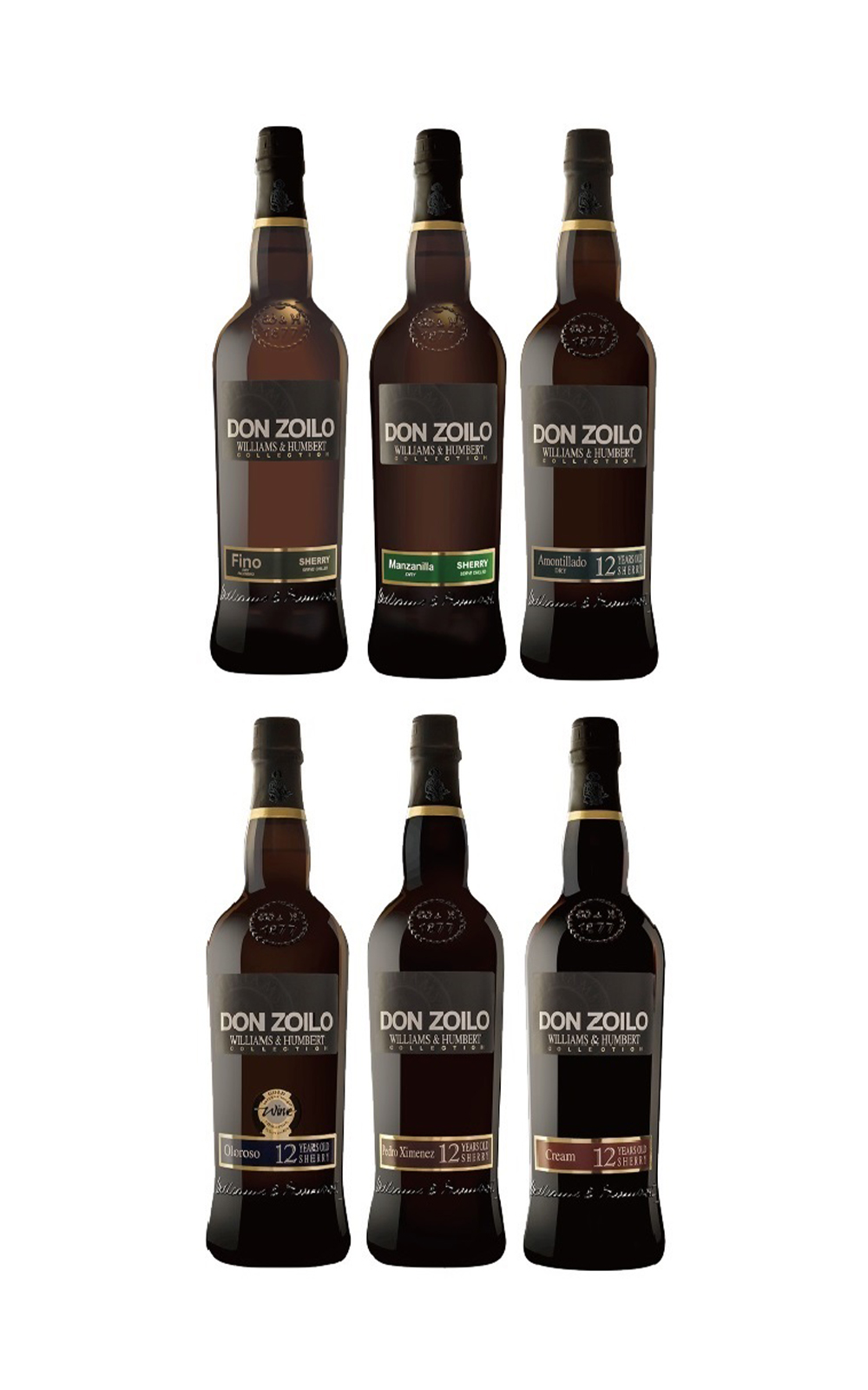 Bodegas Williams Humbert 基本款雪莉酒六入套組 NV 威廉漢特酒莊 基本款雪莉酒六入套組