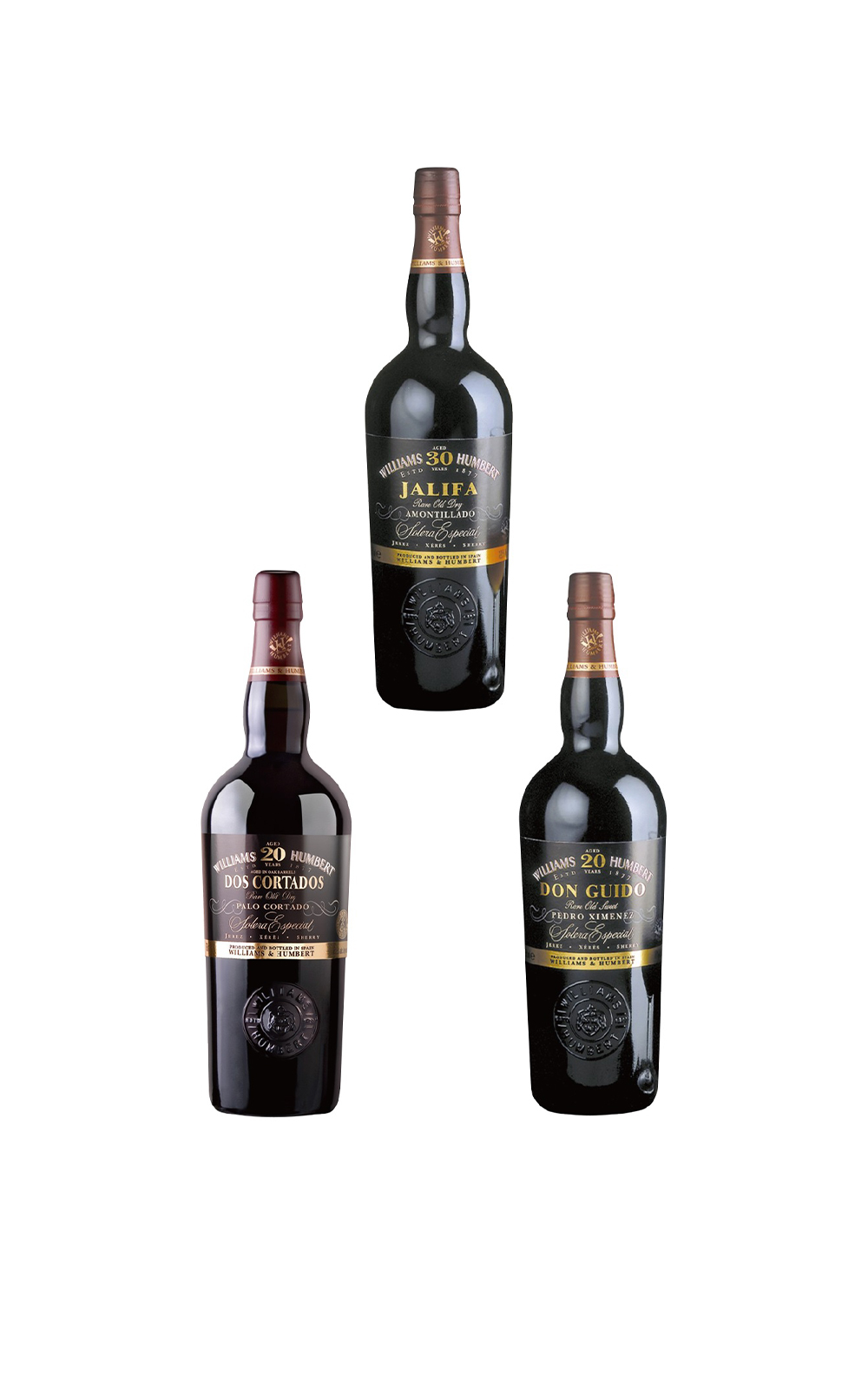 Bodegas Williams Humbert 頂級雪莉酒三入套組 NV 威廉漢特酒莊 頂級雪莉酒三入套組
