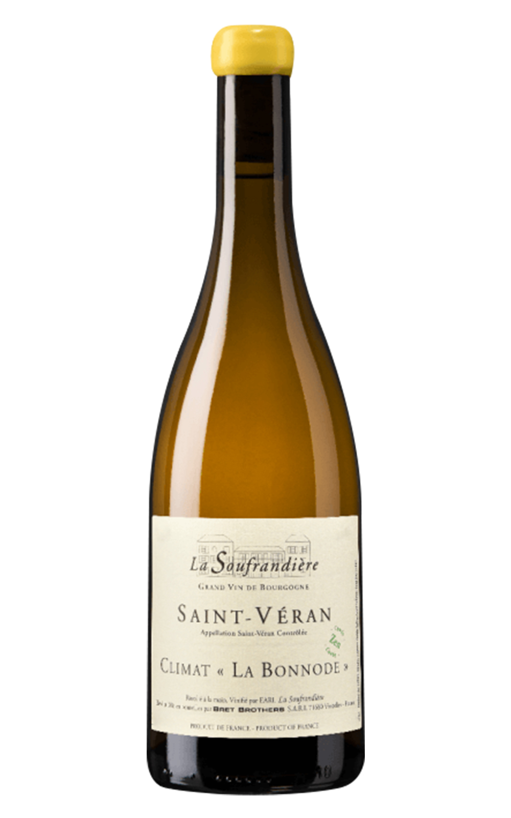 Bret Brothers La Soufrandiere Saint Véran La Bonnode Cuvee Zen 2021 布瑞特兄弟酒莊 聖維宏 博諾德 Zen 特釀 白酒