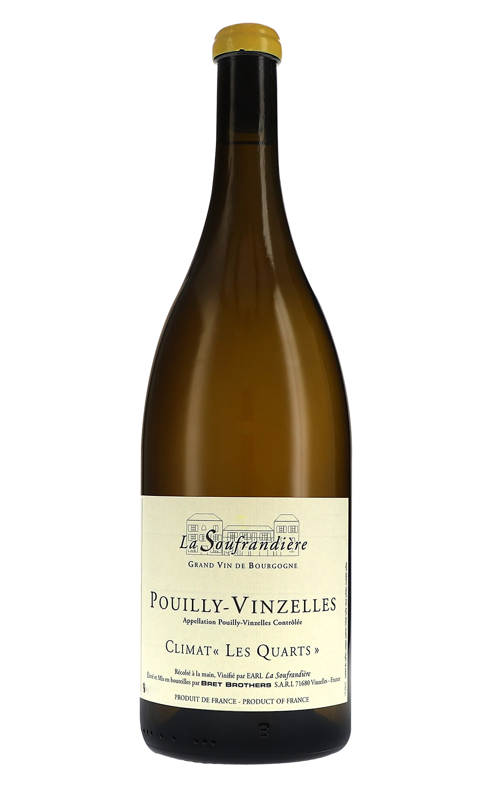 Bret Brothers La Soufrandiere Pouilly Vinzelles Les Quarts 2021 布瑞特兄弟酒莊 普依凡列爾 卡德 白酒