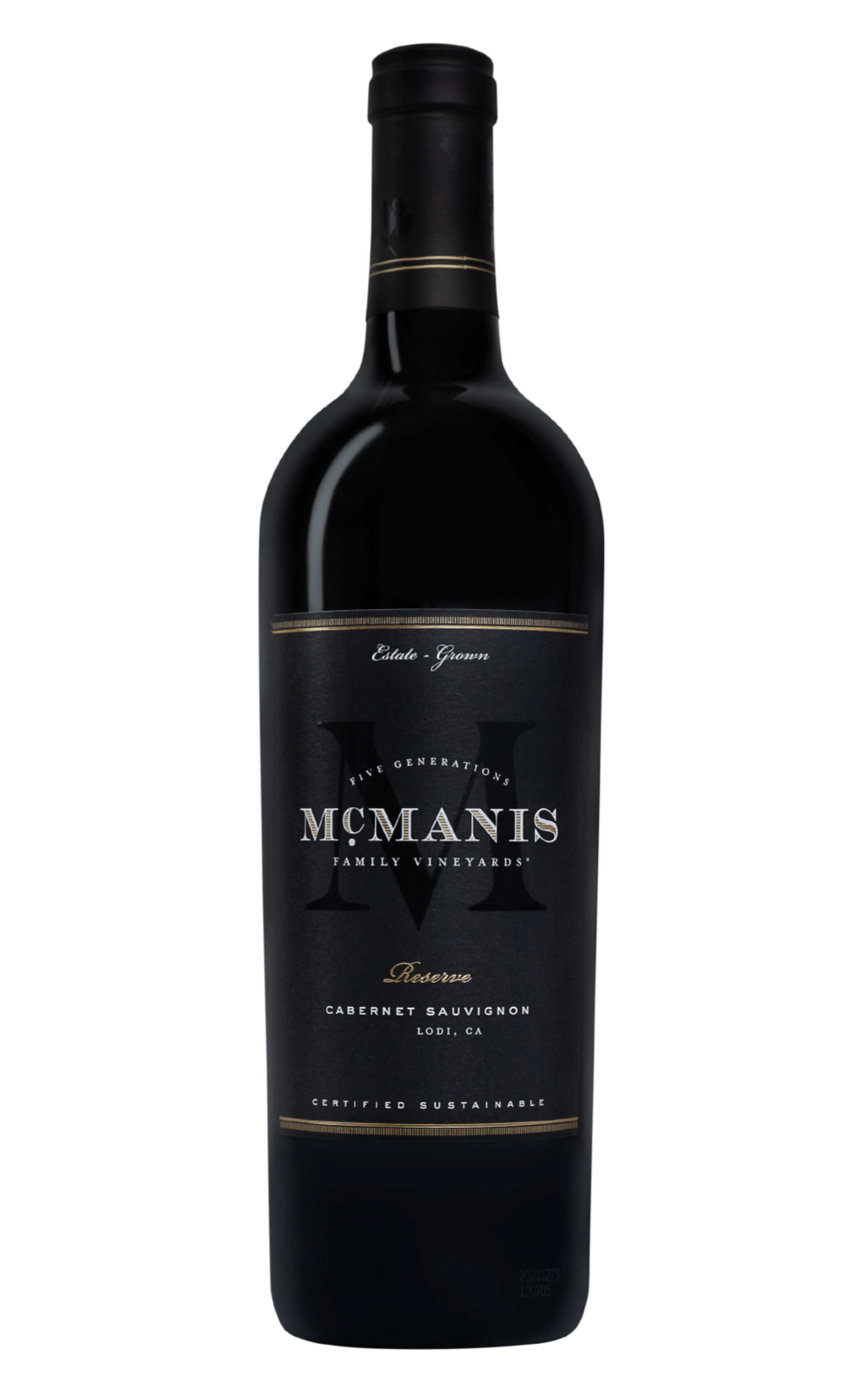 McManis Family Vineyards Reserve Cabernet Sauvignon 2021 美尼斯家族酒莊 黑鑽系列 卡本內蘇維濃紅酒