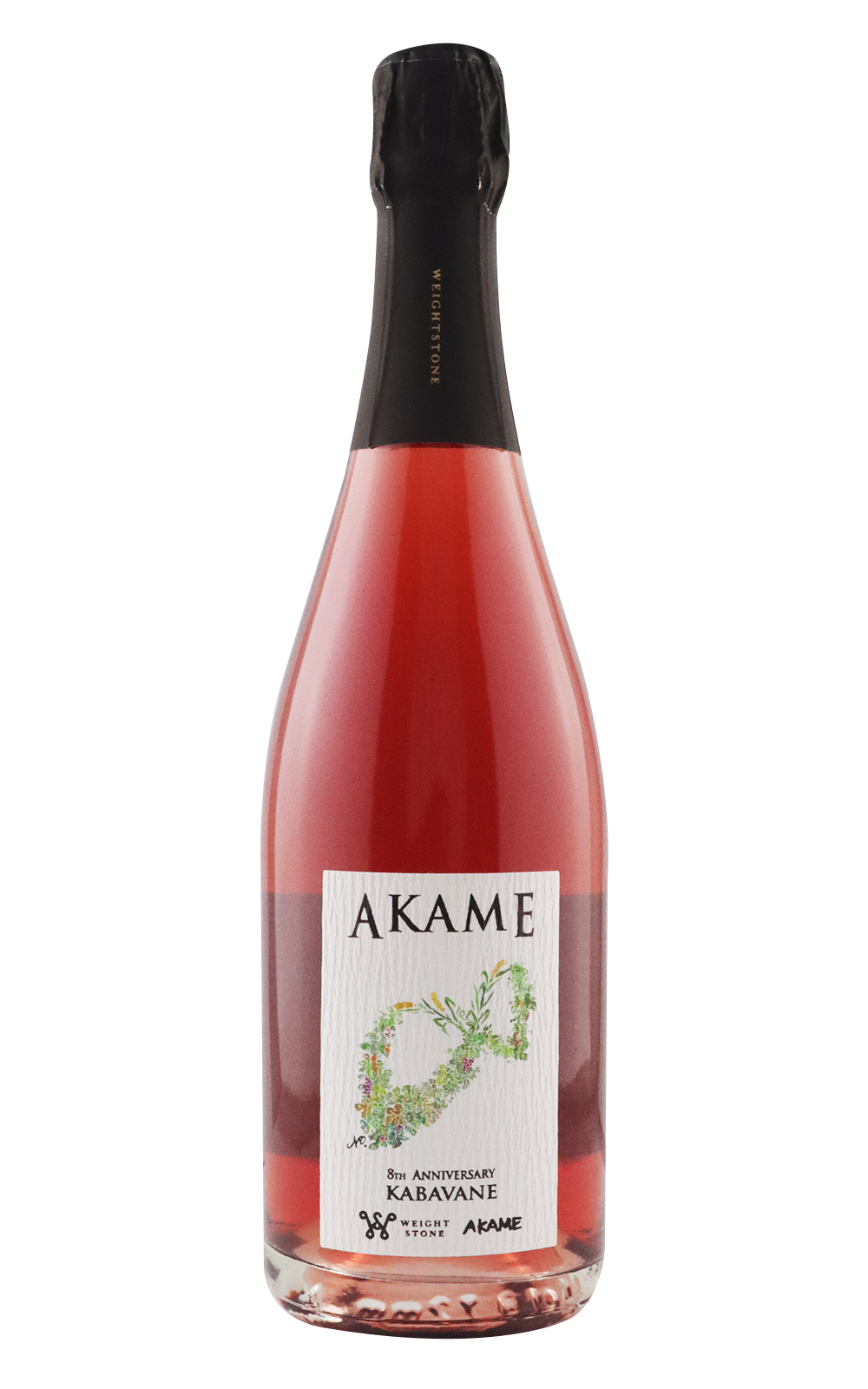 Weightstone Vineyard Estate Winery AKAME KABAVANE 8th Anniversary Rose Sparkling NV 威石東酒莊 AKAME 8 週年 粉紅氣泡酒