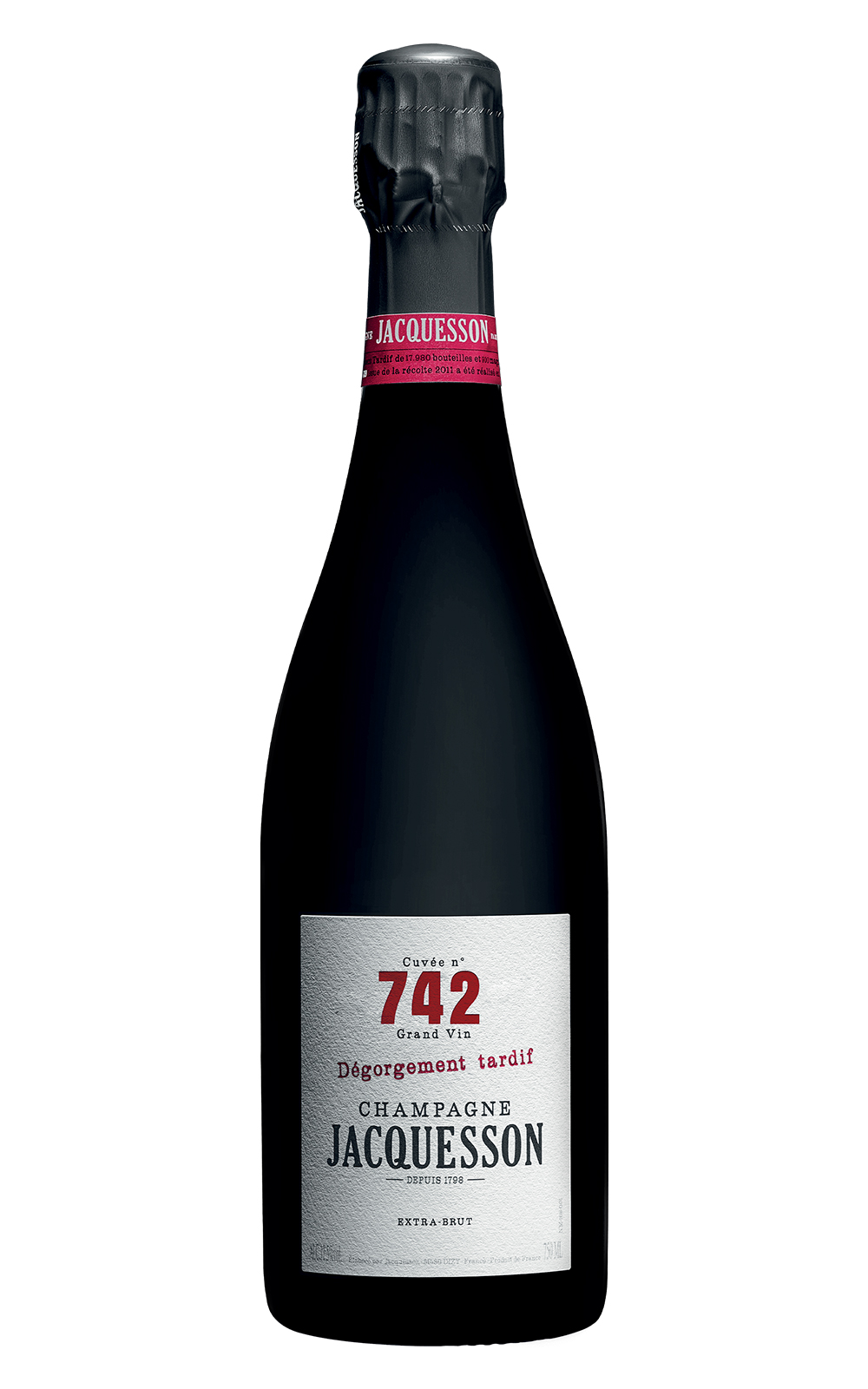 Champagne Jacquesson Cuvée 742 Dégorgement Tardif Extra Brut NV 賈克松香檳 742 延遲除渣 不甜無年份香檳