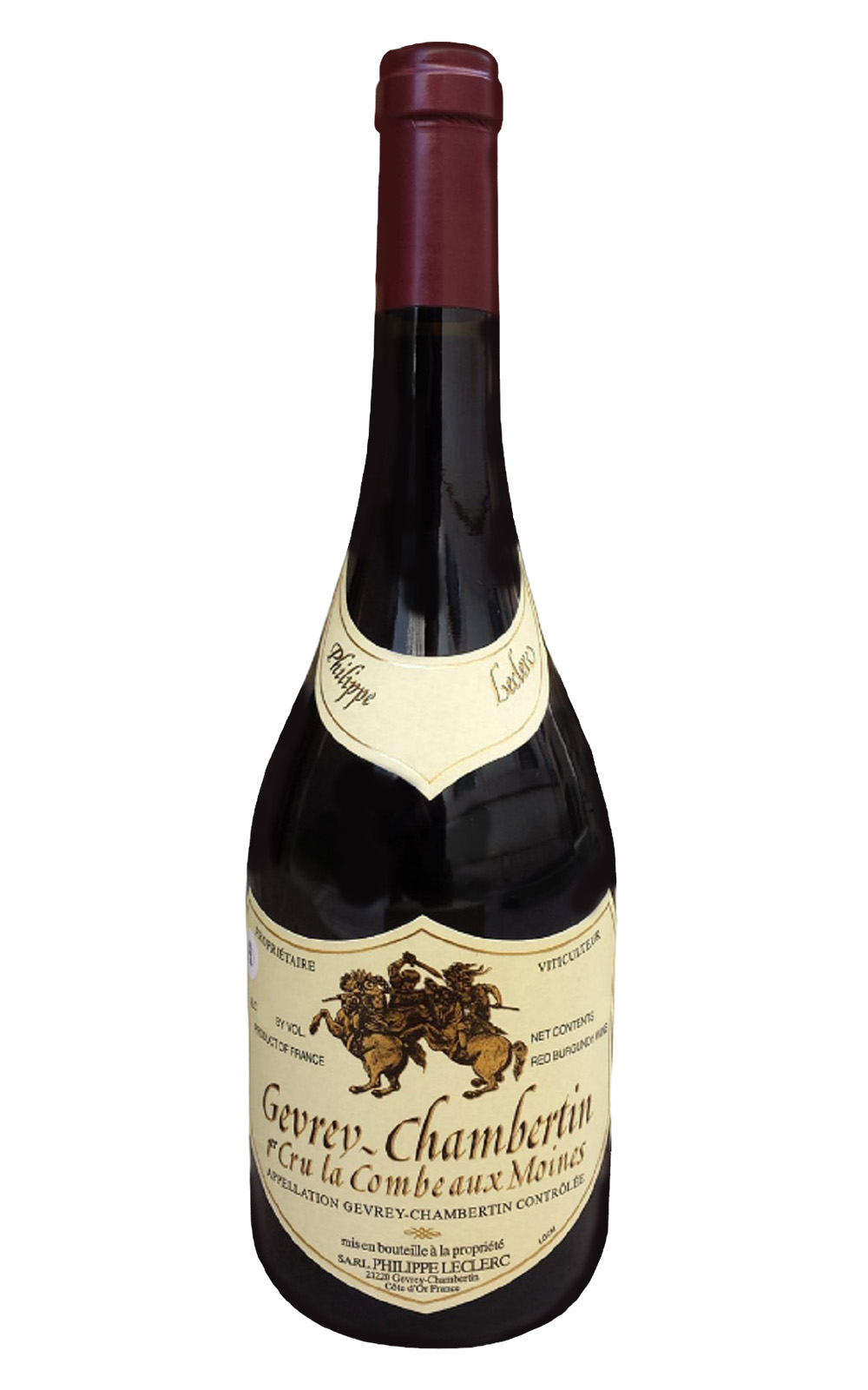 Philippe Leclerc Gevrey Chambertin 1er Cru La Combe aux Moines 2019 菲利勒克萊酒莊 哲維瑞香貝丹 修士背斜谷 一級園紅酒