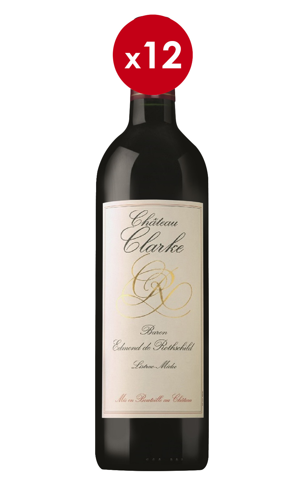 Chateau Clarke Chateau Clarke 12 Bottle Set 750ml 12 附木箱 NV 克拉克堡 克拉克一軍紅酒 12瓶組 750ml 12 附木箱