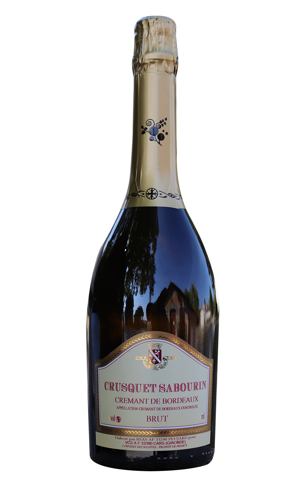 Chateau Crusquet Sabourin Cremant de Bordeaux Brut NV 庫斯蓋 薩布蘭堡 波爾多不甜氣泡酒