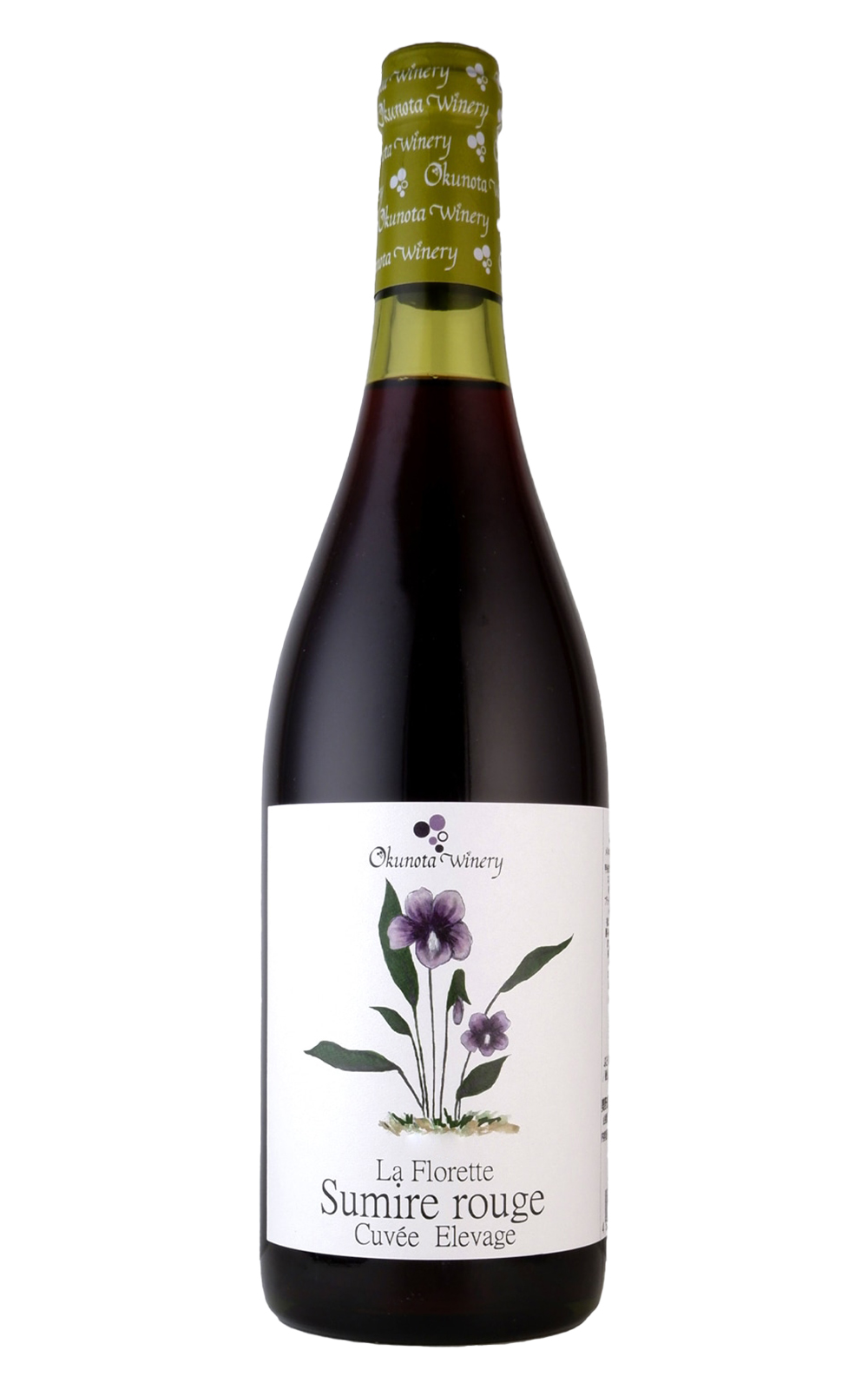 Okunota Winery La Florette Sumire Cuvee Elevage Rouge 2019 奧野田酒莊 花系列 紫羅蘭桶陳 紅酒